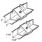 Prime-Line Bed Frame Rail Clamp Kit, Fits 1 in. and 1-1/4 in.. Frames, Steel Construction, Zinc Plated (2 Sets) U 11310 - alternate 2